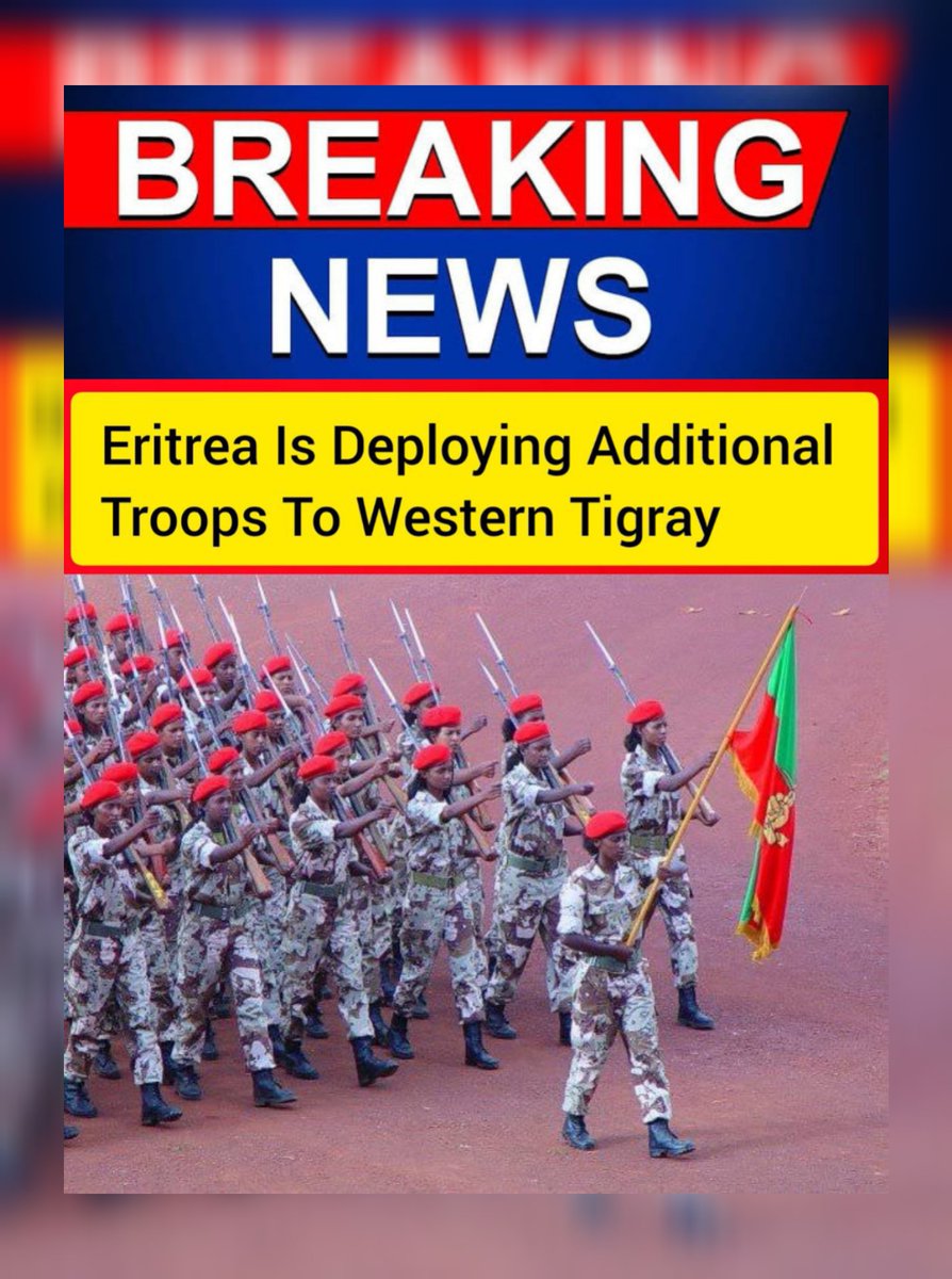 .Dear: @_AfricanUnion @WhiteHouse 🇪🇷|n army is entering Humera and surrounding areas through Omnihajer, according to sources from #WesternTigray. This is to resist the peace deal between 🇪🇹 & Tigray. #EritreaOutOfTigray @reda_getachew @USAmbUN @SecBlinken @JosepBorrellF @coe