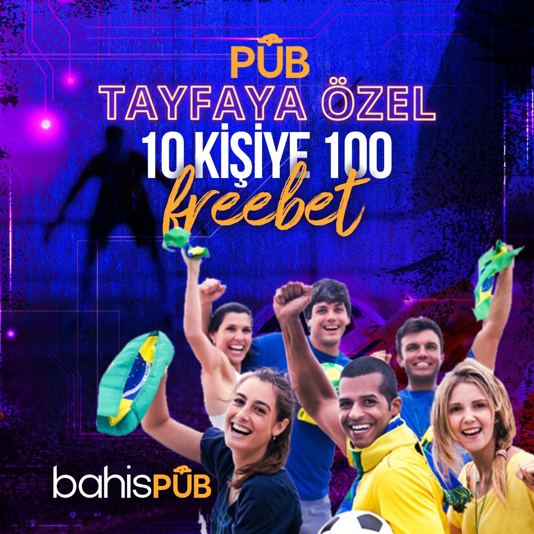 🍻AKŞAM BİRASI PUB'DAN KAZANMASI SİZDEN🍻
📌1️⃣0️⃣Kişiye 1️⃣0️⃣0️⃣TL FreeBet 
📌1️⃣Twitter ve insta Takip Et.
📌2️⃣Bu Gönderiyi RT ve Beğen.
📌3️⃣5 Arkadaşını Etiketle.
📌4️⃣Pub düşüncelerini yorumda paylaş
📌5️⃣BPub kullanıcı adını yoruma eklemeyi unutma⚠️
 
   📲bit.ly/PubGuncel334