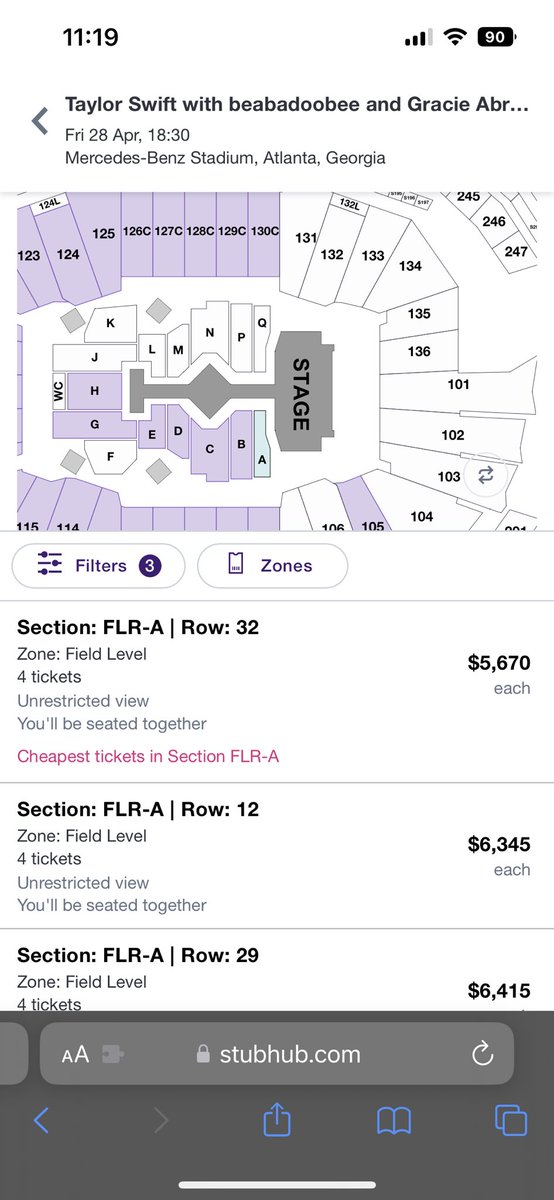 LostLittleLibra's tweet photo. When you got waitlisted for presale so decide to look at resale… #mytearsricochet #TaylorSwift #TaylorSwiftErasTour https://t.co/9aHLea0lLs