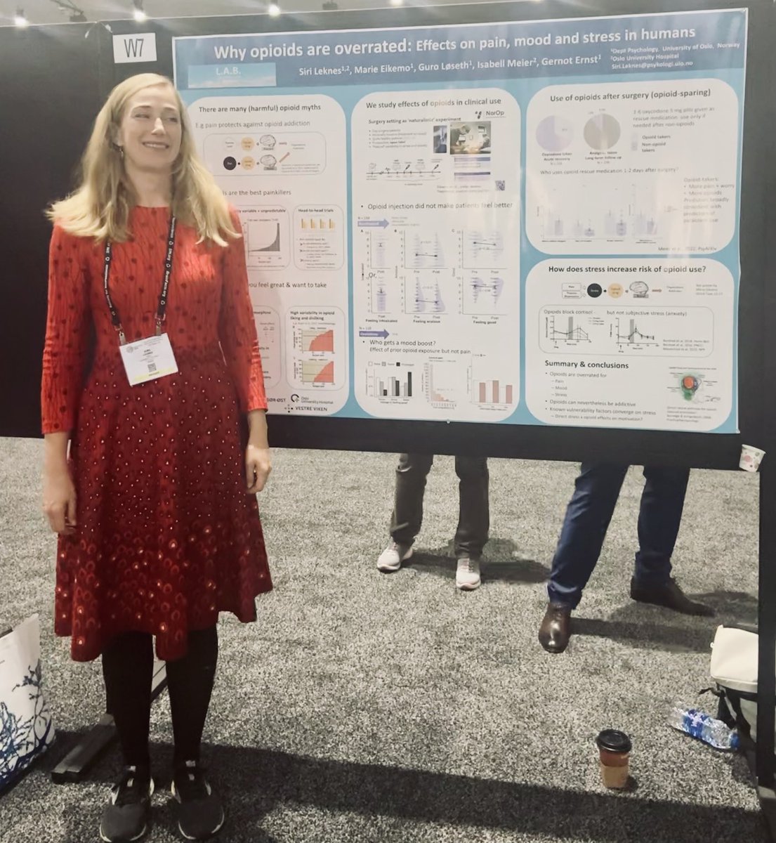 And here I am too - at poster VV7 #SfN22

Title: why opioids are overrated 😁