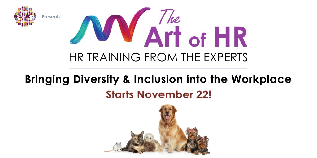 ⭐VIRTUAL WORKSHOP: BRINGING DIVERSITY &amp; INCLUSION INTO THE WORKPLACE⭐

Join us and learn inclusive leadership practices, explore why diversity and inclusion work needs to be taken and explore mechanisms to move inclusion forward. #ArtOfHR #EngagedHR 

theartofhr.ca/courses/the-ar…