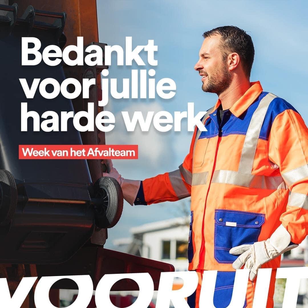 AllemaalSam's tweet photo. Een dikke merci voor al jullie harde werk 💪
#WeekVanHetAfvalteam https://t.co/z5DPv6HF1i