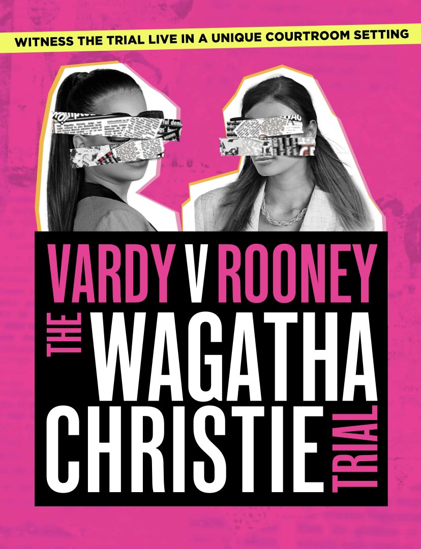 The trial that captivated a nation… ⚽️

It’s press night for #VardyVRooneyTheWagathaChristieTrial at the #WyndhamTheatre. Adapted from transcripts, see behind the court’s closed doors.

Book tickets here👉 bit.ly/3TBl5zt 

⭐️#JonathanBroadbent
📝Adapted by: #LivHennessy