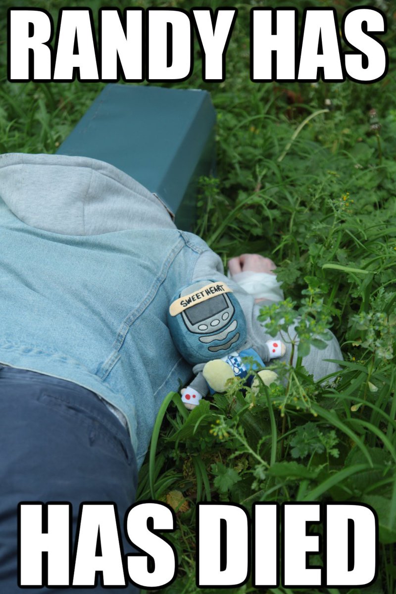 DirectDoggo's tweet photo. That's right, folks! Even WITH the untimely (and very sudden) demise of Randy (found face-down in these weeds and nettles (his people)), the RANDY JADE PLUSH over on https://t.co/ebozOqv8wd! Grab your own before the campaign ends in 11 days! #dialtown

https://t.co/ItBj36lHj9 https://t.co/Sl7Xnt4TiZ