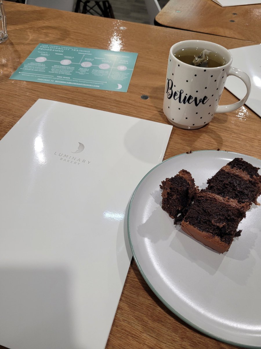 sportygirl_85's tweet image. Afternoon at @LuminaryBakery to hear more about their #LuminaryEmployabilityCourse. A social enterprise that does great work in supporting women, affected by domestic violence, learn to bake and also find work. Another organisation similar to TRC that hires their graduates 👏
