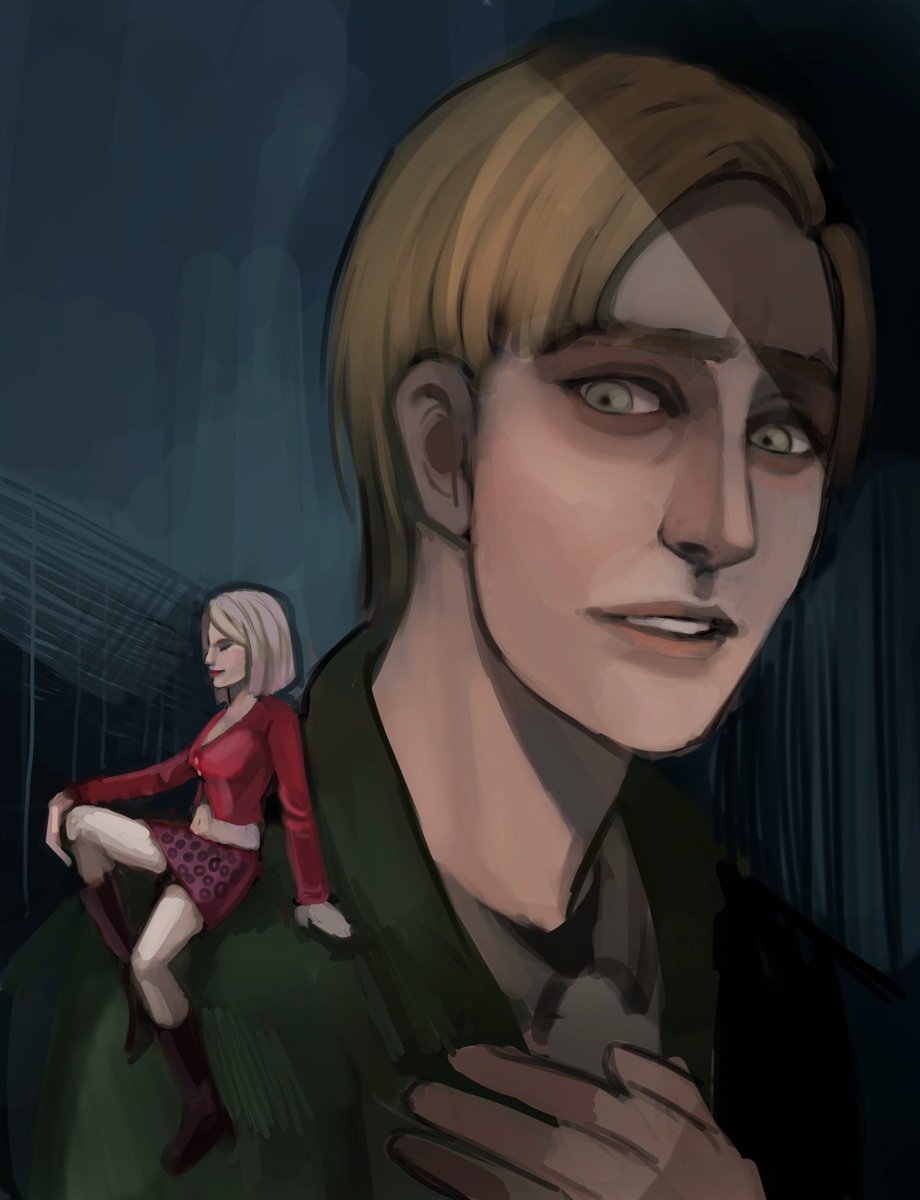 i might change maria's pose a bit #silenthill2 #workinprogress #digitalartwork #DigitalArtist #jamessunderland #maria #HorrorGames #Fanart