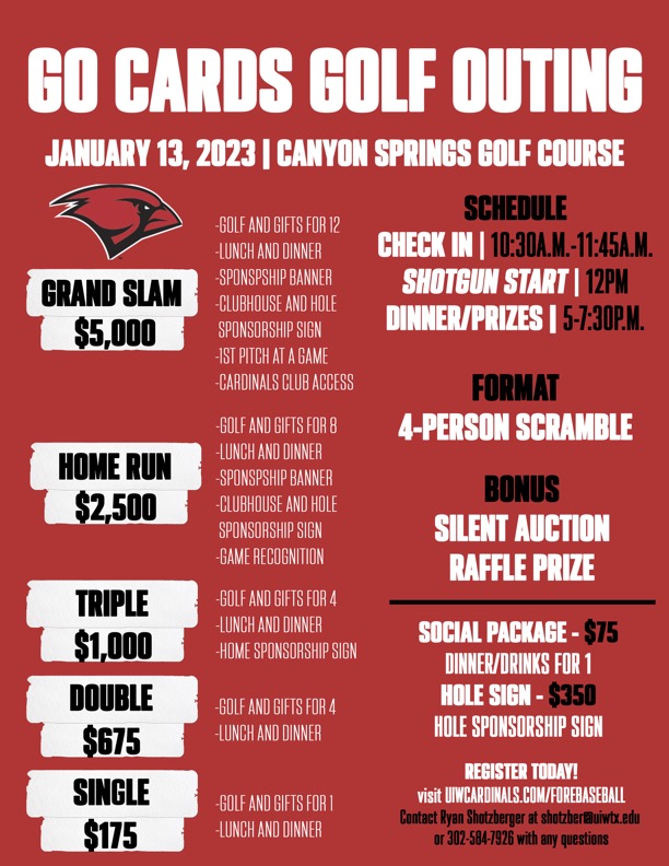 Don't miss out on our annual golf outing ⛳️ We're just under two months away! Register today with the link below ↓ 🔗 bit.ly/3E9nfAW #TheWord