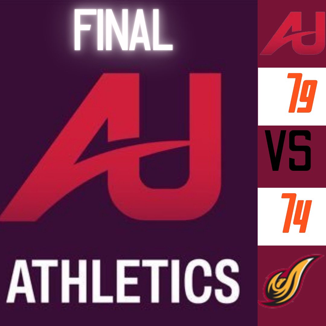 Allianceumbb's tweet photo. Final score from D.C.! Let’s go AU! https://t.co/tPL9oIF6Cr
