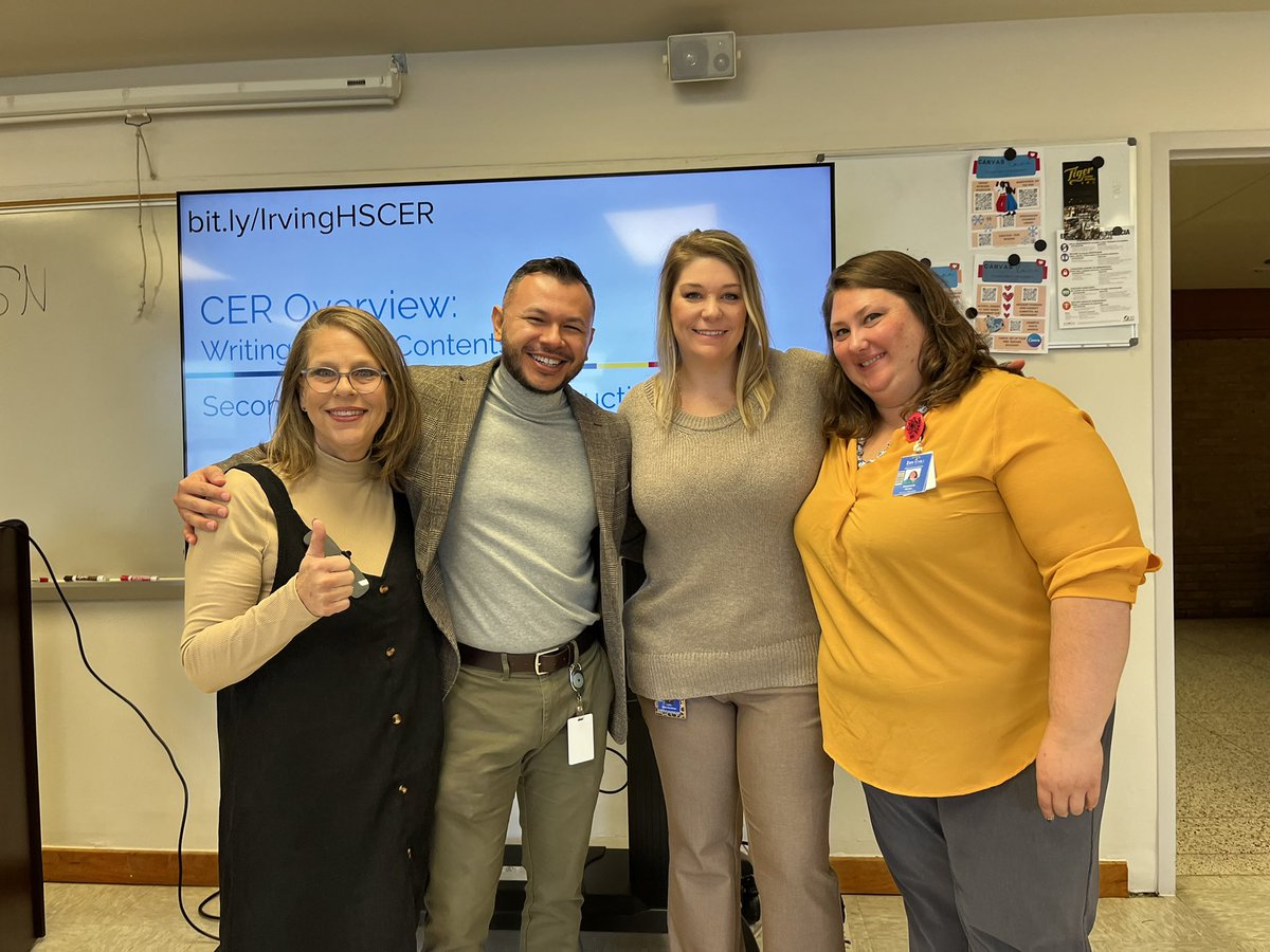 LiteraryMrG's tweet photo. .@iInstructIrving getting ready for two days of #WritingAcrossContents training at @IrvingHigh. Regardless of subject, we are ALL literacy teachers at @IrvingISD. 📝 📝 📚 https://t.co/77EiMgihI6