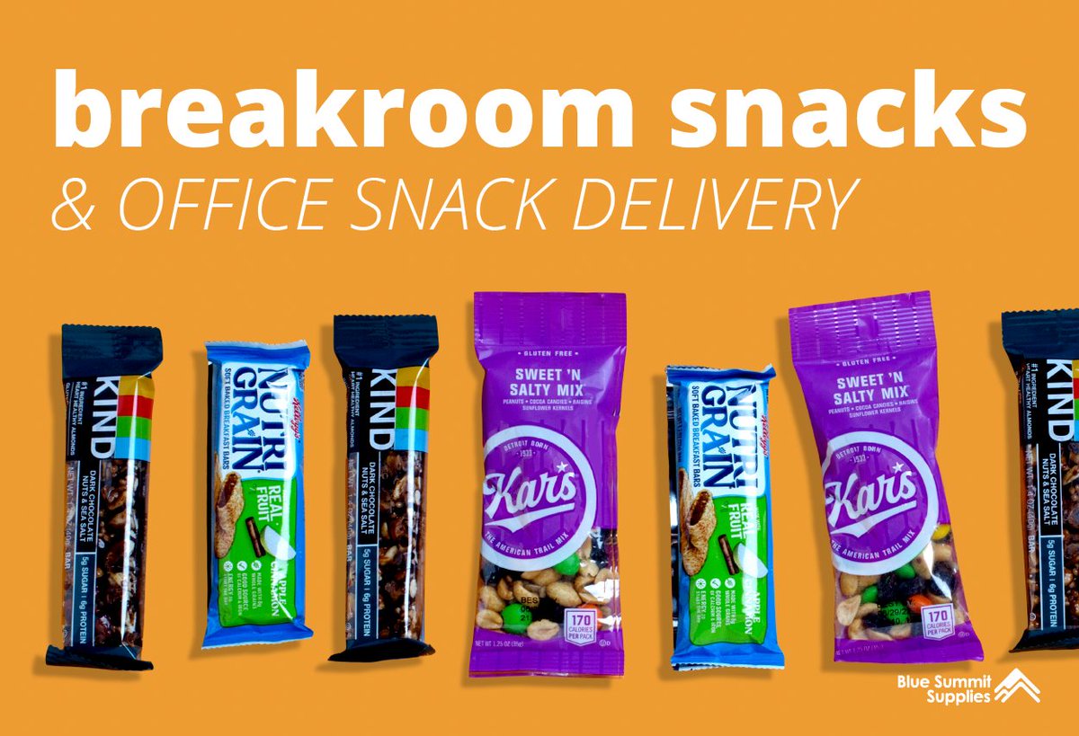 Hope you aren’t reading this while #hungry...*may trigger an immediate need for #snacks* When the #munchies hit on a busy day, those #breakroom snacks are your salvation. Find the crunchiest, the sweetest, the best for bulk, and buy them right here: bit.ly/3fOMXCJ