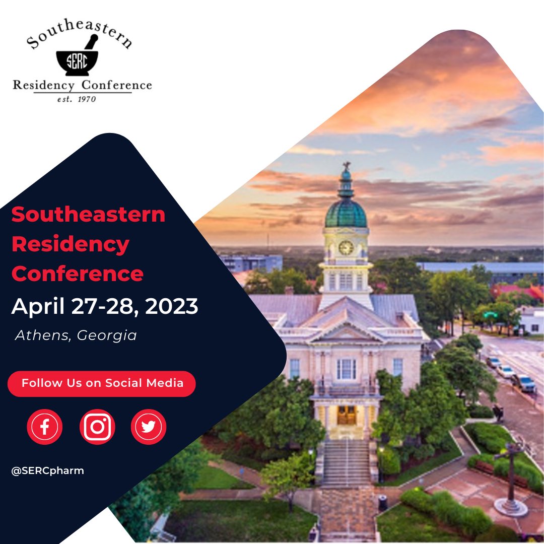 Save the date for the 2023 Southeastern Residency Conference! #SERC2023 #southeasternresidencyconference #southeasternresidency #pharmacy #pharmacyresidency