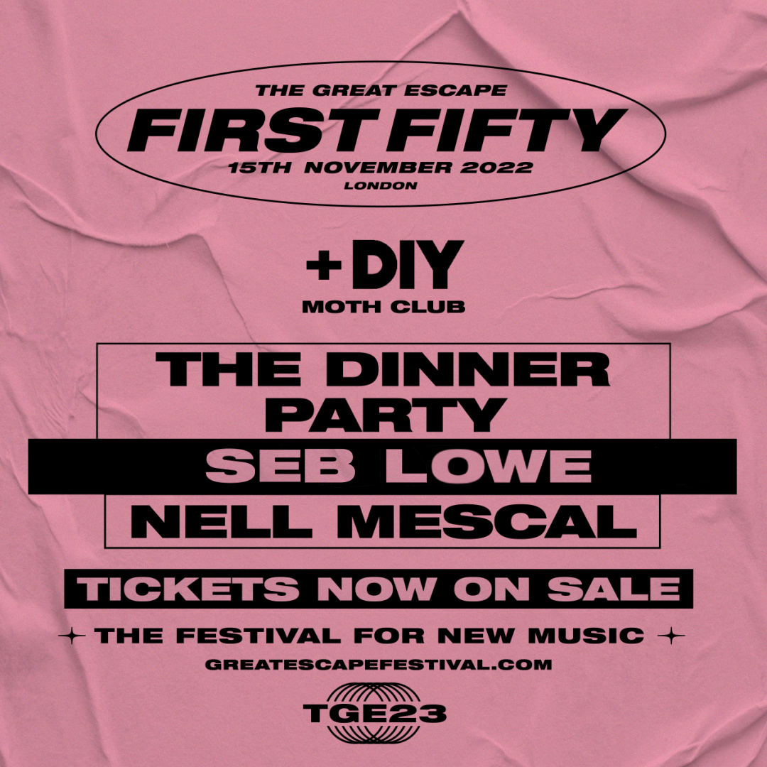 DIY (@diymagazine) on Twitter photo Calling all First Fifty-ers! Sadly <a href="/shesinparties__/">shesinparties</a> have had to drop out of tonight's <a href="/thegreatescape/">The Great Escape</a> show at <a href="/Moth_Club/">MothClub</a> but the good news is, <a href="/Seb_lowe_music/">Seb Lowe</a> will be hitting the stage instead! Doors open at 7.30pm... Calling all First Fifty-ers! Sadly <a href="/shesinparties__/">shesinparties</a> have had to drop out of tonight's <a href="/thegreatescape/">The Great Escape</a> show at <a href="/Moth_Club/">MothClub</a> but the good news is, <a href="/Seb_lowe_music/">Seb Lowe</a> will be hitting the stage instead! Doors open at 7.30pm...