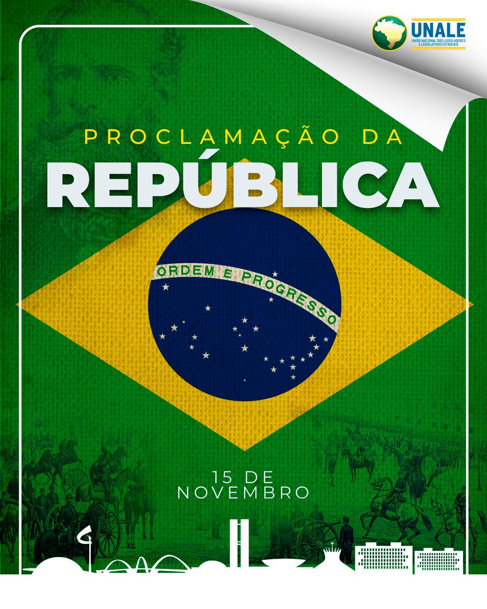 Unaleoficial's tweet photo. "Indepência ou morte" o/
15 de novembro | Proclamação da República!
#unale #unale2022 #15denovembro #proclamaçãodarepública #feriado #brasil #república https://t.co/gOjgiLclNX