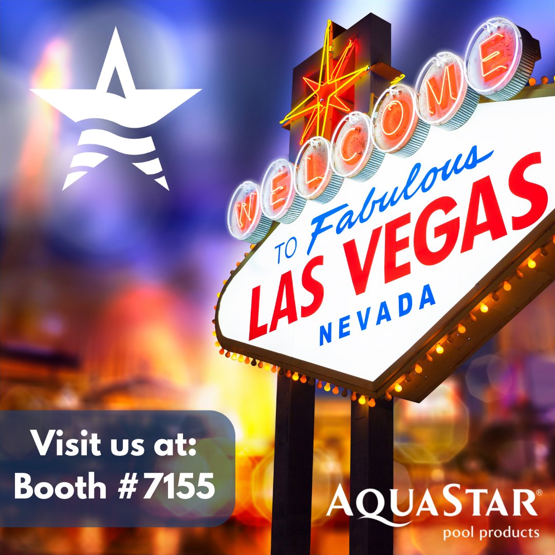 AquastarP's tweet image. WELCOME TO VEGAS!!!  Visit Booth #7155 to see all the latest innovations from AquaStar Pool Products.  Pipeline Filters, The Perfect Circle and so much more!

#ipspexpo #vegaspoolshow2022 #poolshow2022 #swimmingpoolservice #poolservicecompany #poolbuilder #poolbuilderlife