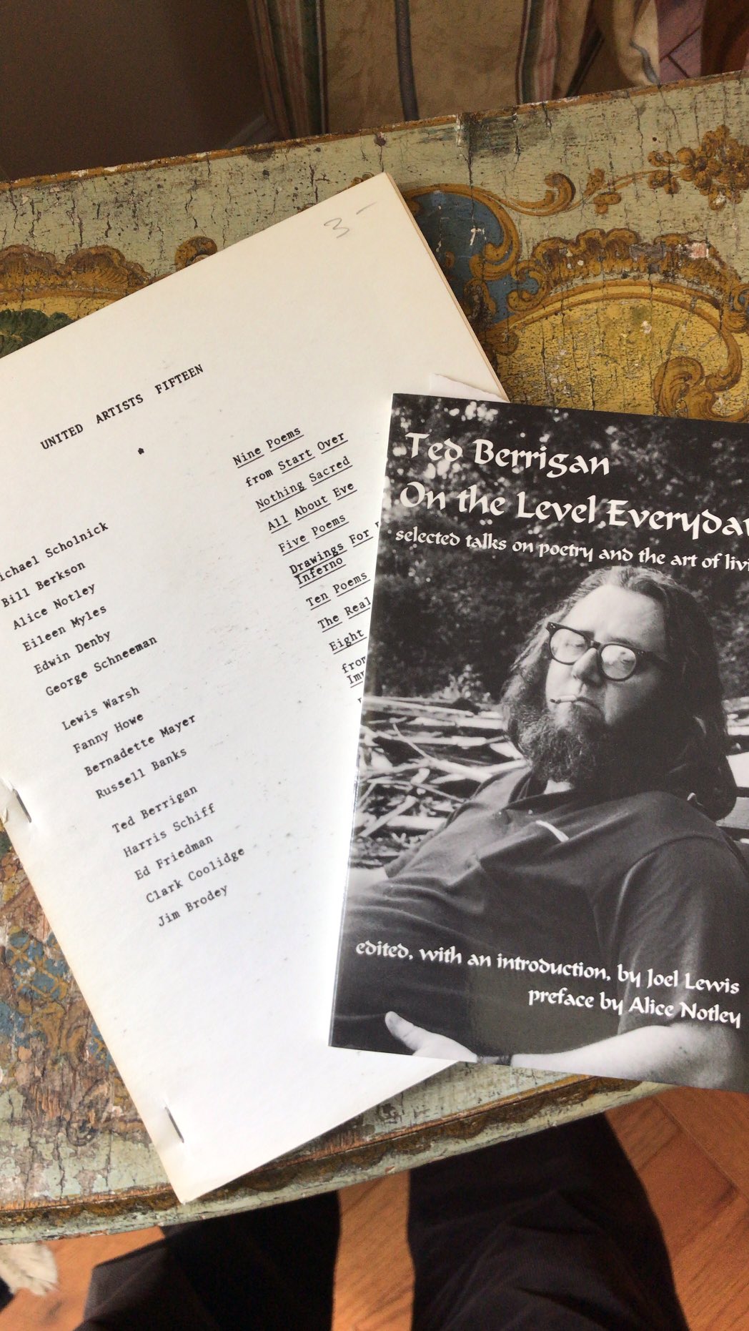 Happy birthday Ted Berrigan. 