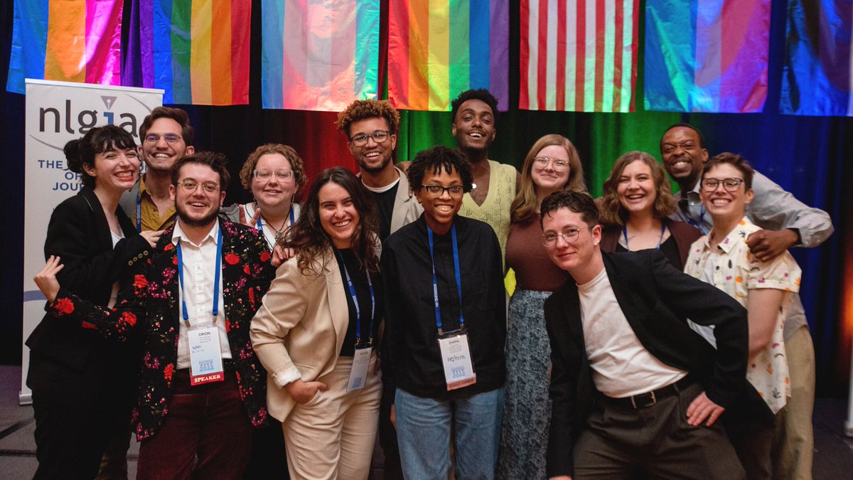 nlgja's tweet photo. 🙌 Thanks to the support of our members, we were able to bring ten brilliant student journalists to Chicago for our CONNECT Project this September! 

💗 With only a week until Giving Tuesday, help us uplift more up-and-coming journalists! Learn more at https://t.co/OV6hqK5bsI https://t.co/Mhd2VuJjre