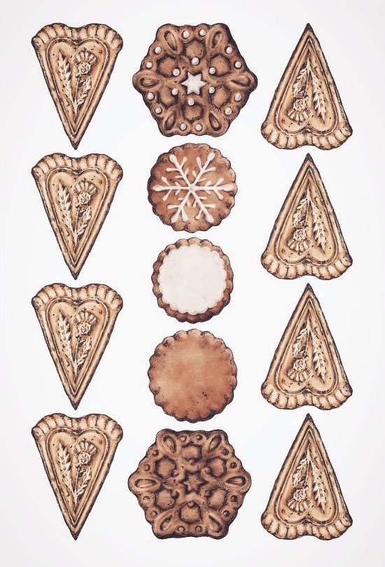 「地味だけど、でも美しい焼菓子が好き。 」|známkaのイラスト