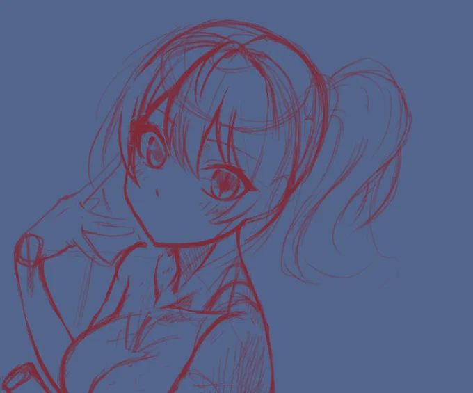 昨日の進捗ツイートしたつもりがツイートされていなかった…!('°̥̥̥̥̥̥̥̥ω°̥̥̥̥̥̥̥̥`)昨日は髪周りを加筆してました 