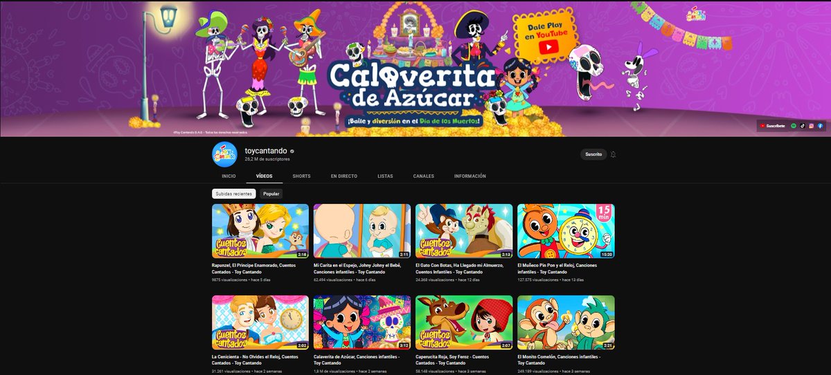 📰| Gracias <a href="/revistapym/">Revista P&M</a> por esta increíble nota sobre nuestro canal de YouTube. 
Nos encanta que nos tengan en cuenta en este tipo de análisis.
Lee la nota completa aquí 👉🏼 bit.ly/3O9RDQa
-
#produccionaudiovisual #productosparaniños #youtube #revistaPYM