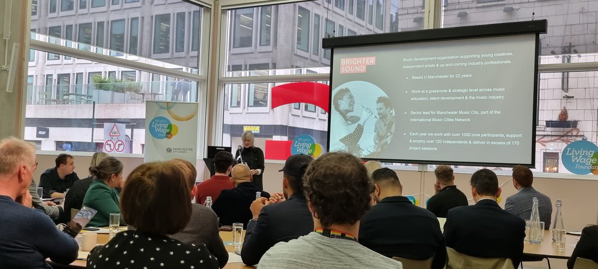 #GMLivingWage Campaign Coordinator John Hacking attended a fantastic #LivingWageWeek event this afternoon to celebrate #Manchester being a Living Wage City. Inspiring speeches from a range of people including Leader of @ManCityCouncil @bevcraig @LivingWageUK