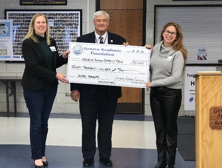 Geneva_Supt's tweet photo. We had a wonderful Leadership Breakfast to celebrate American Education Week, our students, partnerships, &amp; leadership!#Geneva304#WeAreGeneva304 https://t.co/zN4B166dl8