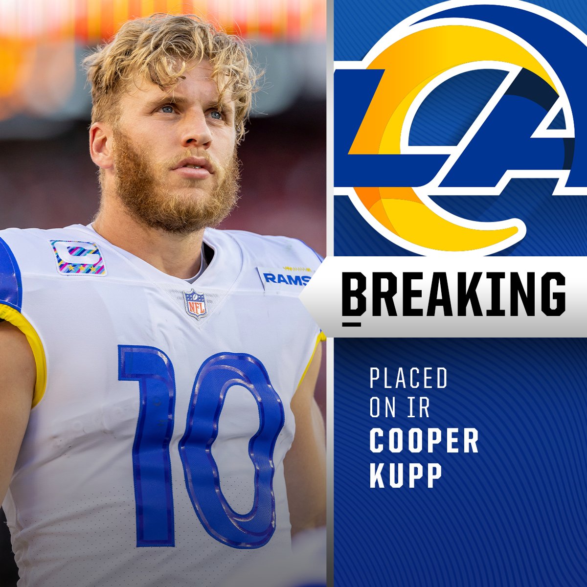 Joy Taylor on Twitter "RT NFL Rams WR Cooper Kupp (highankle sprain