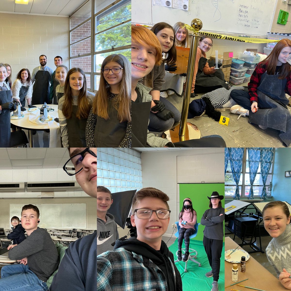 ACS_Renaissance's tweet image. Sharing our #STEAMStudioSelfies from yesterday! Students got to cook pasta, film a commercial, analyze DNA, code in Python, and create art! #OneAthens #STEAMwork