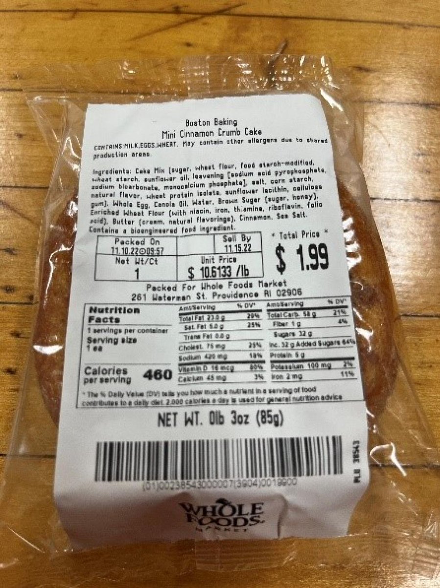 U.S. FDA Recalls on Twitter "Boston Baking Issues Allergy Alert on