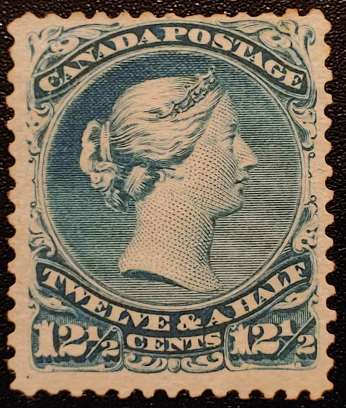 AllNations1949's tweet photo. Canada #28 Fine+ Unused 1868 12.5c LQ shade, sht perf $500+ Lot 16 in our auction Saturday 19th November 2022 #125cLQShade #CanadaStamps #LargeQueens
https://t.co/RMjOHDnWX5 https://t.co/NPDHck9fwb