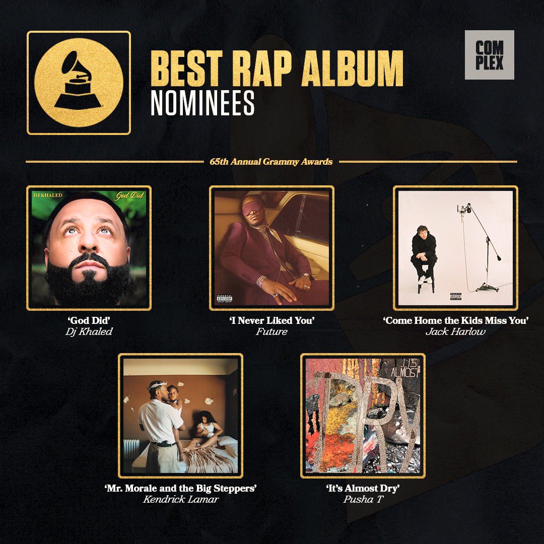 Complex Music on X: BEST RAP ALBUM #GRAMMYs NOMS 🏆