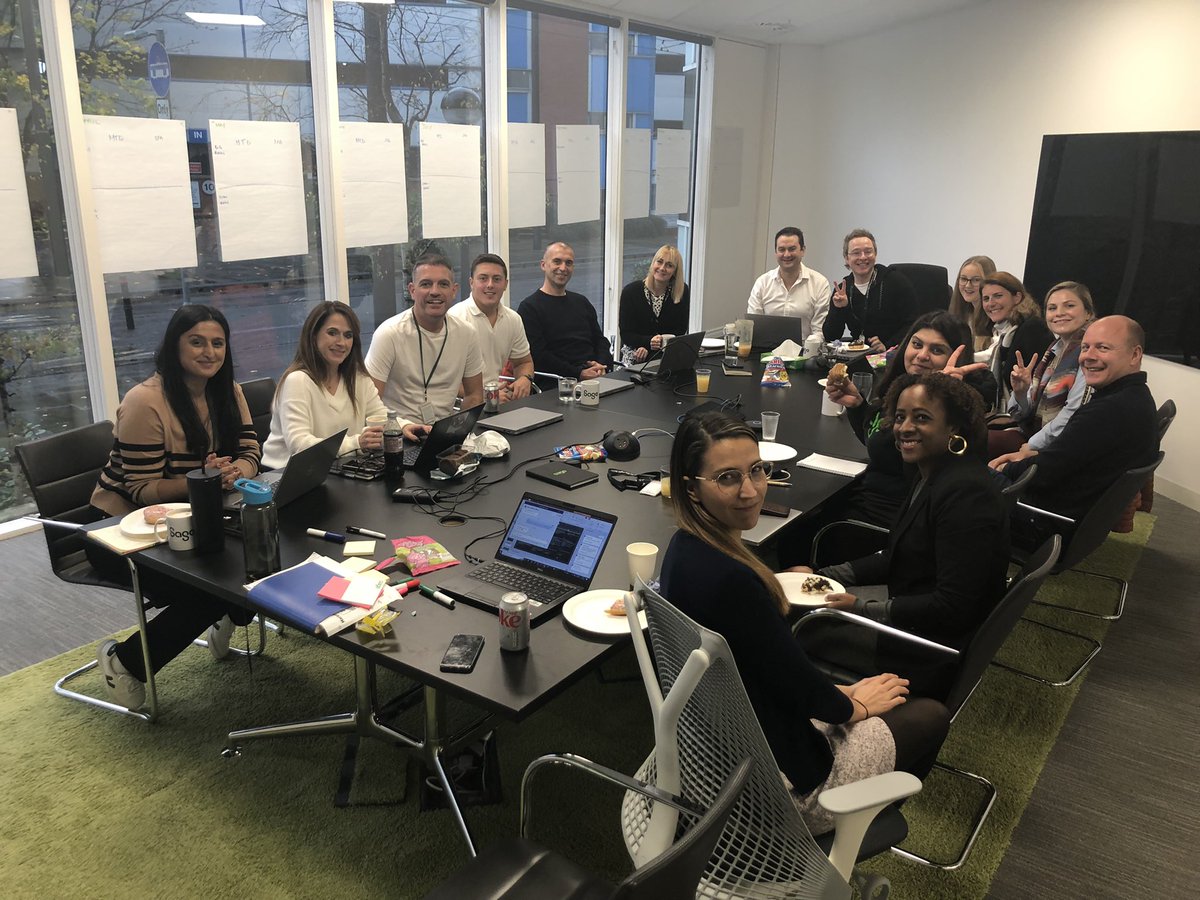 Loving spending time with the wider marketing/product team face to face today! Such a great session and fabulous people! #officemagic <a href="/sageuk/">Sage UK</a>