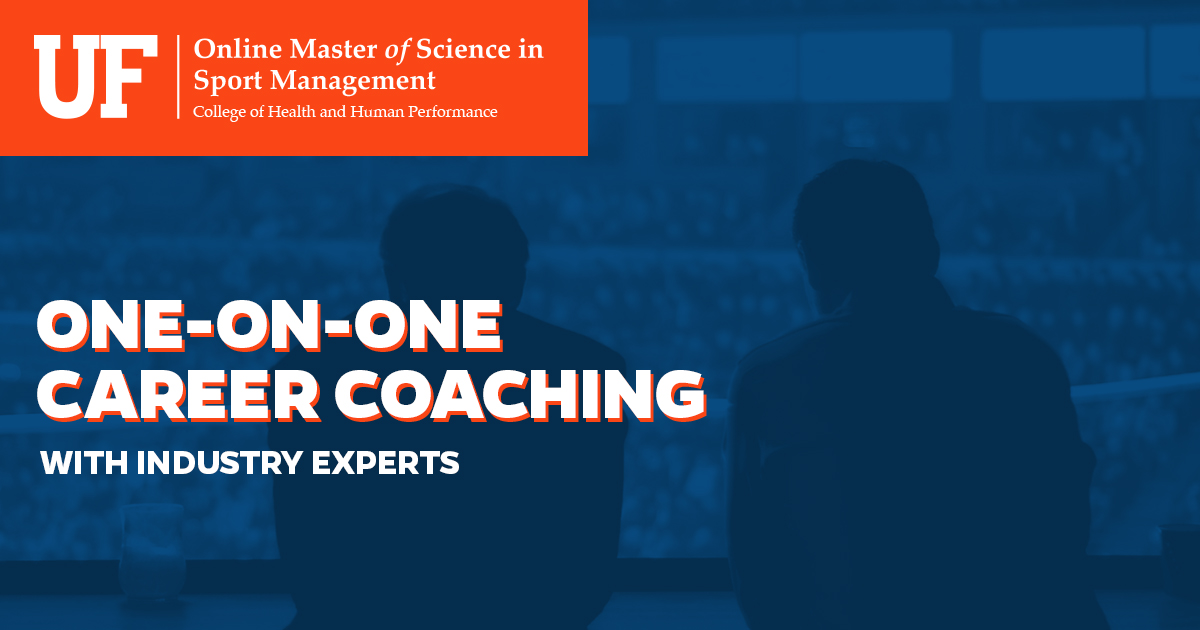 UFSprtMgtOnline's tweet photo. One of the many perks of enrolling in our M.S. in Sport Management program is access to our specialized career coaching services. Our career coaches are internationally recognized industry veterans with decades of experience in sport management. https://t.co/oAFxVf9YHn https://t.co/X41gr1uXO9