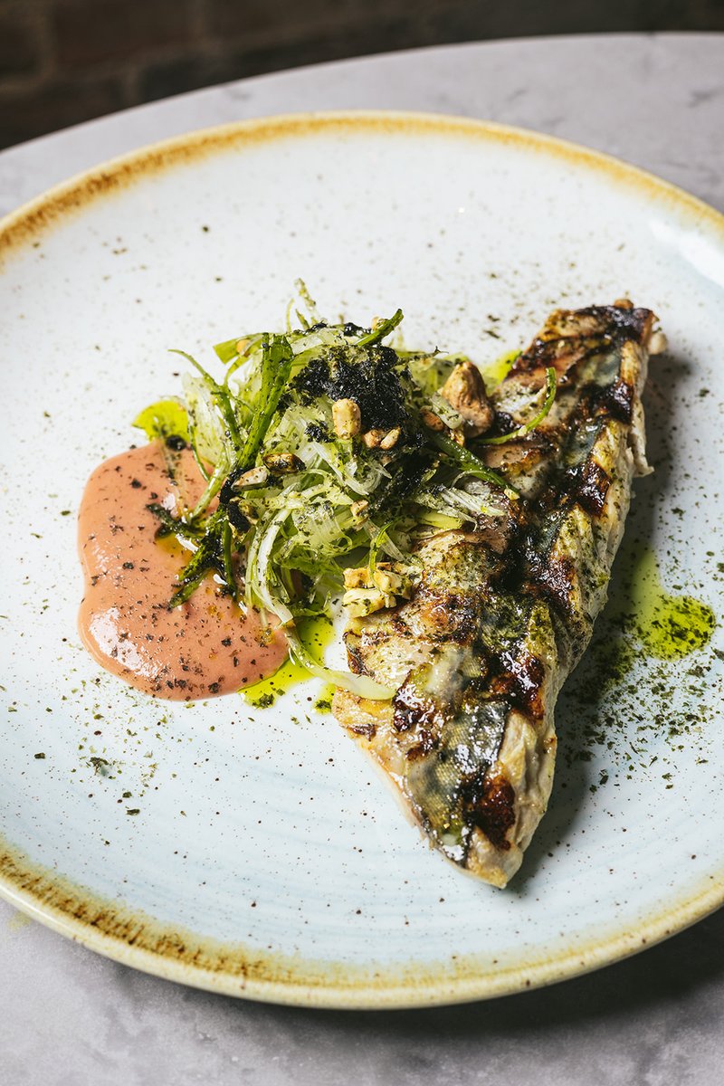 A truly local fish, our freshly caught mackerel is cooked mi-cuit, which means ‘half-cooked’ in French. All we know is that it tastes delicious…