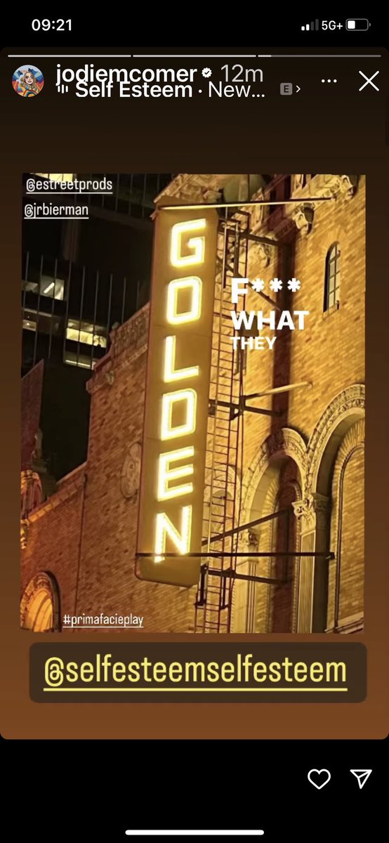 We’re in!!! 👍💙❤️  
#PrimaFaciePlay #JodieComer #Broadway #londontonewyork #weloveyoujodiecomer #1in3 #onthefaceofitsomethinghastochange #estreetprods #suziemiller #goldentheatre #schubert
