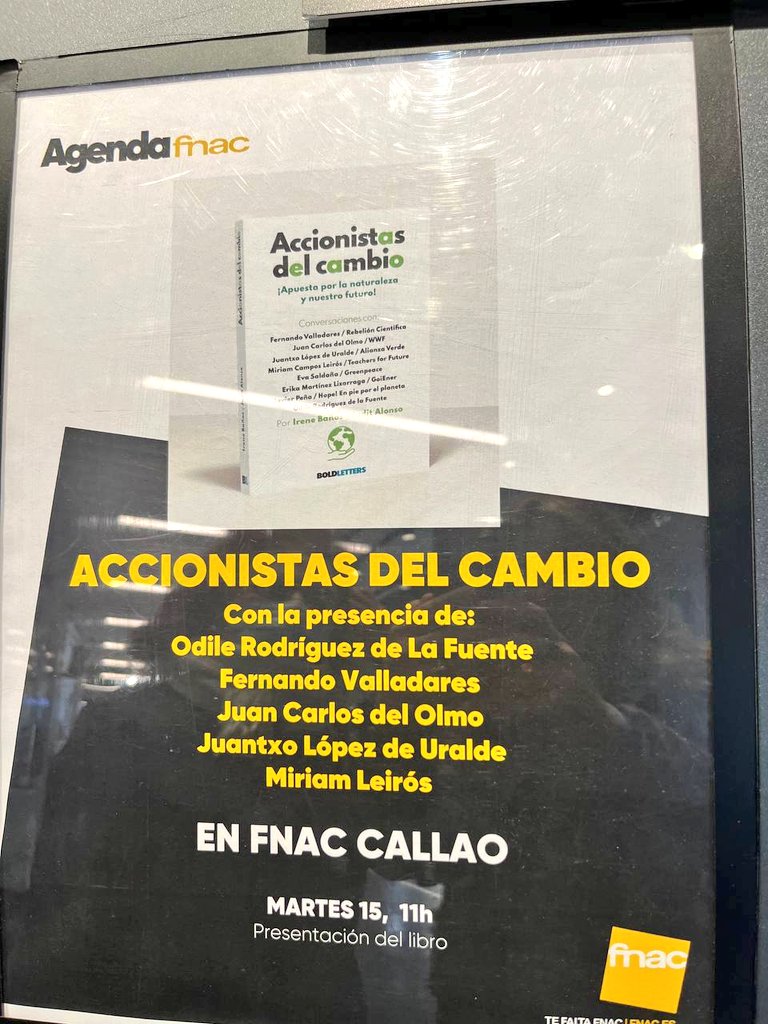 📌Aquí dejamos la presentación del libro ‘Accionistas del Cambio’
 de <a href="/IreneBanosR/">Irene Baños Ruiz</a> y <a href="/JuditAlonsoG/">Judit Alonso G.</a>,  con grandes protagonistas como  <a href="/juralde/">Juan López de Uralde</a> <a href="/jcdelolmowwf/">Juan Carlos del Olmo</a>,  <a href="/FernandoVallada/">Fernando Valladares</a> y nuestra  <a href="/MiriamLeiros/">Miriam C. Leirós</a> 🌱
youtu.be/zFTw1Y4xeK0