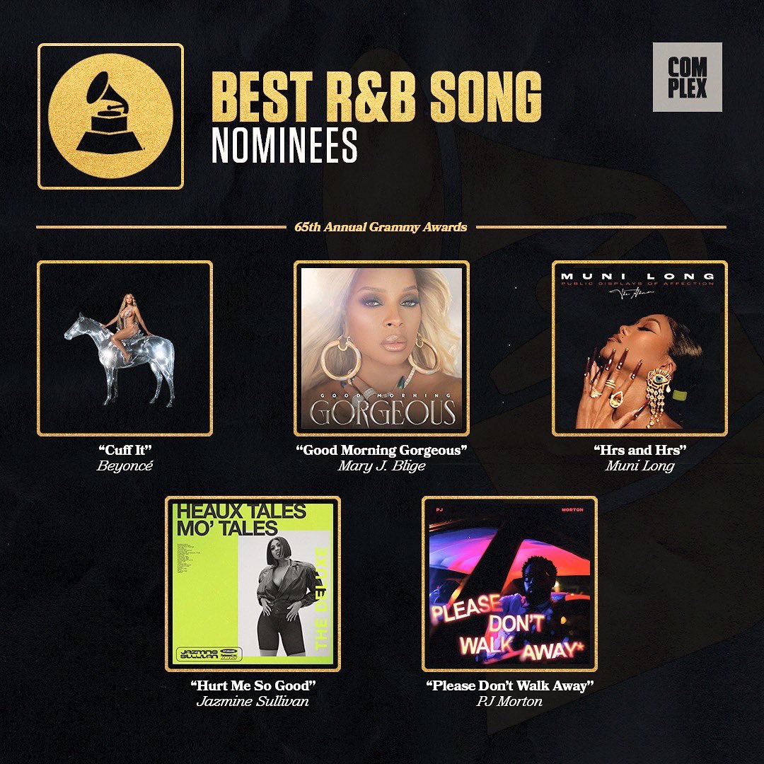 BEST R&amp;B SONG #GRAMMYs NOMINEES