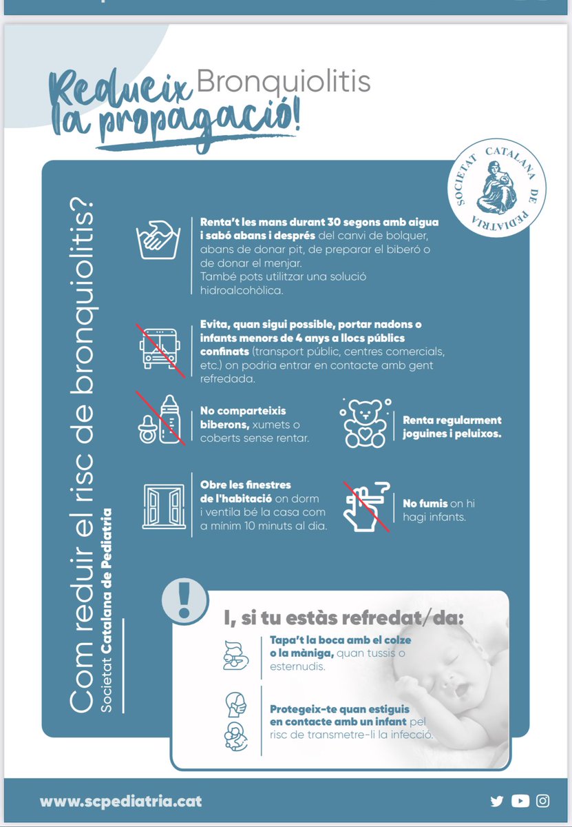 DrBernardoNunez's tweet photo. #Bronquiolitis #VRS 
Ahora que estamos en plena epidemia...
Muy buenas infografías de la @SCPed https://t.co/UjKprzqeiK