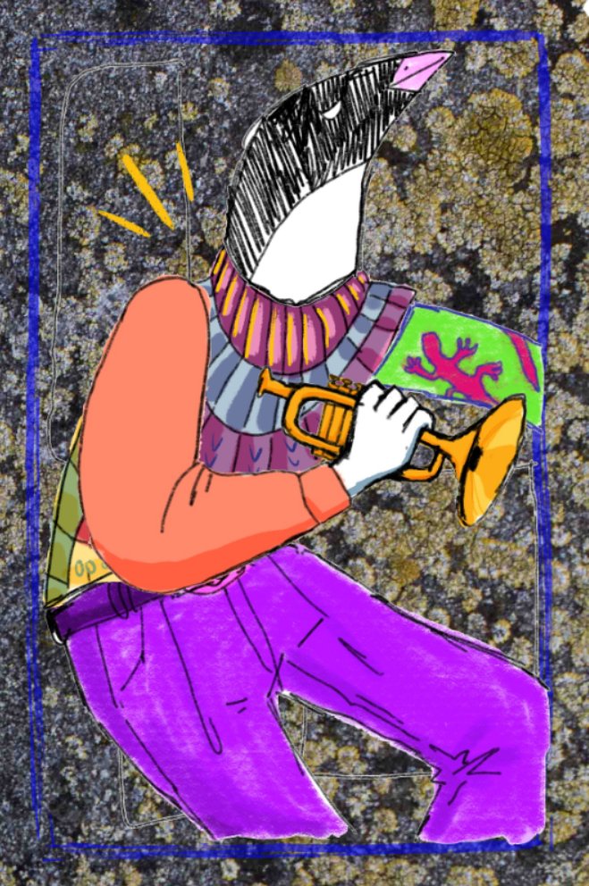 🎉👀💫

Ryan #3 is a classic gem on <a href="/fx_hash_/">fxhash</a> ~

Loved the trumpet + lizard ❤️‍🔥

~ a project by <a href="/spike_0124/">Scott</a> &amp; <a href="/fiat_miss/">MissFiatLux</a> 

~ 365 iterations on #fxhashturnsone at 1 #tezos

Link comented 🧵