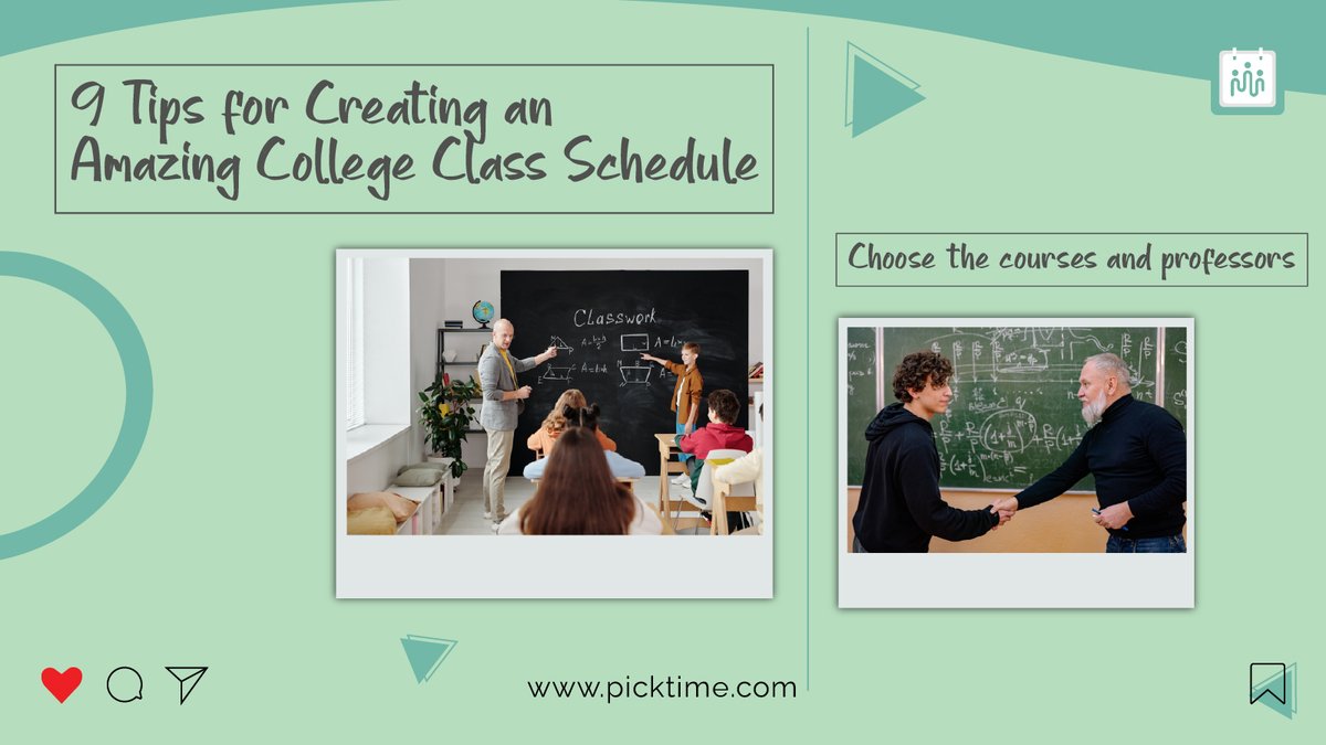 picktimeIn's tweet image. Here are some tips for creating the class schedule
 #classmanagement #classmanagementsoftware #sclassmanagement #classschedules #classschedulesal 
#tutoringmanagementsoftware #tutoringschedulingsoftware #tutoringmanagement #classroommanagement #lessonmanagement #classmanagement