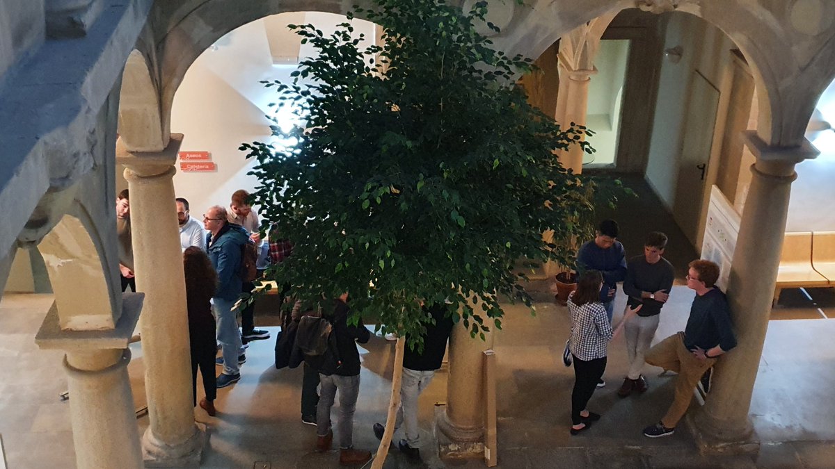 Joaquin Dopazo (@xdopazo) on Twitter photo Poster session in the beautiful venue of the
<a href="/UNIAuniversidad/">Universidad Intern. de Andalucía</a> workshop "Frontiers in AI in health care". #ArtificialIntelligence <a href="/FProgresoysalud/">Fundación Progreso y Salud</a> <a href="/InstitutoRoche/">InstitutoRoche</a> <a href="/INB_Official/">INB / ELIXIR-ES</a> Poster session in the beautiful venue of the
<a href="/UNIAuniversidad/">Universidad Intern. de Andalucía</a> workshop "Frontiers in AI in health care". #ArtificialIntelligence <a href="/FProgresoysalud/">Fundación Progreso y Salud</a> <a href="/InstitutoRoche/">InstitutoRoche</a> <a href="/INB_Official/">INB / ELIXIR-ES</a>