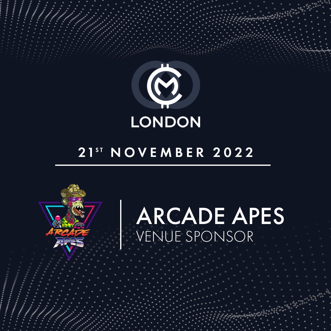 CryptoMondaysUK's tweet photo. 🤝Introducing our sponsors ! 

Meet @arcadeapes ! 

World’s first @boredapeyc inspired bar - infusing retro gaming, board games, art gallery and gaming-inspired cocktails. 

Founders @iamsamitpatel and @vishaalhindocha.

Gallery curated by @adamrattigan

🖱️https://t.co/q2dAEWiT9x https://t.co/iYT74pMhUX