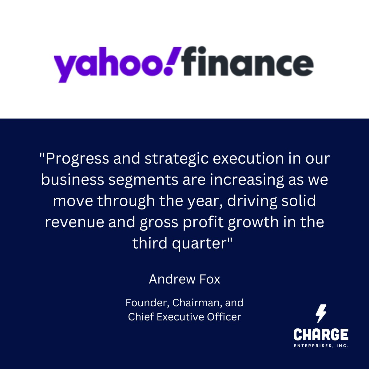 Charge Enterprises reported third quarter 2022 revenues of $185.9 million. To read more about our third quarter results and the significant progress made by Charge's segments, go to: finance.yahoo.com/news/charge-en…
#charge #chargeenterprises #nasdaq #industrynews #yahoofinance