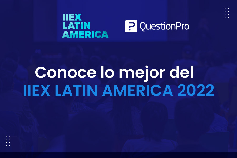 questionpro_es's tweet image. Si te quedaste fuera de la transmisión del Día 1 del #IIeXLATAM 2022, ¡no te preocupes! Acabamos de publicar nuestro resumen con lo más relevante de todo lo que se compartió durante la jornada de esta gran fiesta de los #insights. Accede aquí 👉 questionpro.com/blog/es/iiex-l…