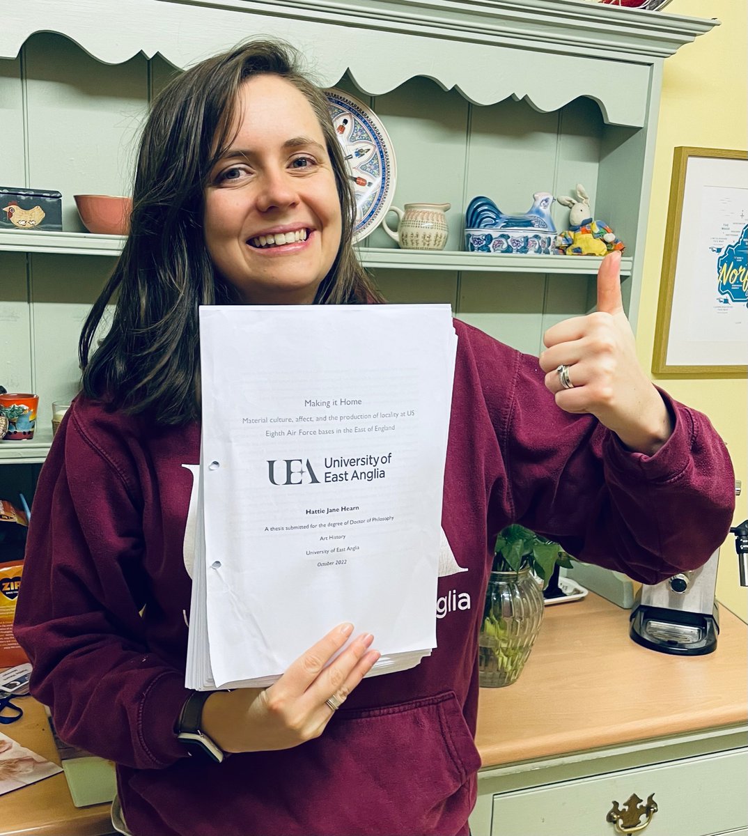 Dr Hattie Hearn (@hattie_hearn) on Twitter photo I’m very excited to announce that yesterday I passed my PhD Viva with no corrections! I’d like to say a massive thank you to everyone who has supported me along the way. I’ve loved every step of the journey! #PhDone <a href="/ART_UEA/">Art History and World Art Studies UEA</a> I’m very excited to announce that yesterday I passed my PhD Viva with no corrections! I’d like to say a massive thank you to everyone who has supported me along the way. I’ve loved every step of the journey! #PhDone <a href="/ART_UEA/">Art History and World Art Studies UEA</a>