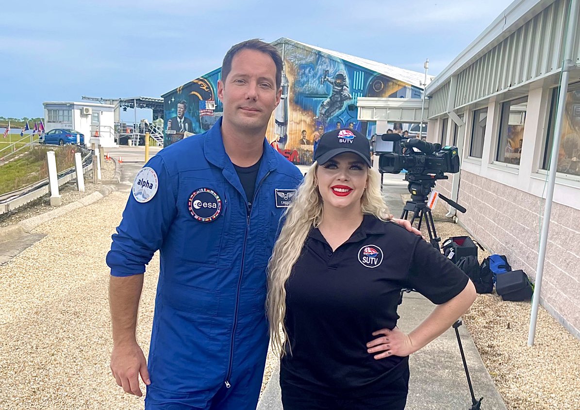 I had the pleasure of interviewing <a href="/esa/">European Space Agency</a> Astronaut Thomas Pesquet today! He later crashed one of our interviews with Alexander Gerst (which was hilarious) 😂🎥 #esa #artemis1