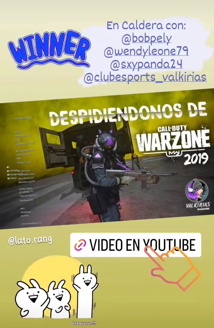NOS DESPEDIMOS DEL MAPA DE #Warzone CALDERA!!

youtu.be/adyTXML65aQ

#warzonecaldera
#codwarzone #esportsfemenino
#clubesportsfemenino
#clubesports #clubesportsfemenino #eSports