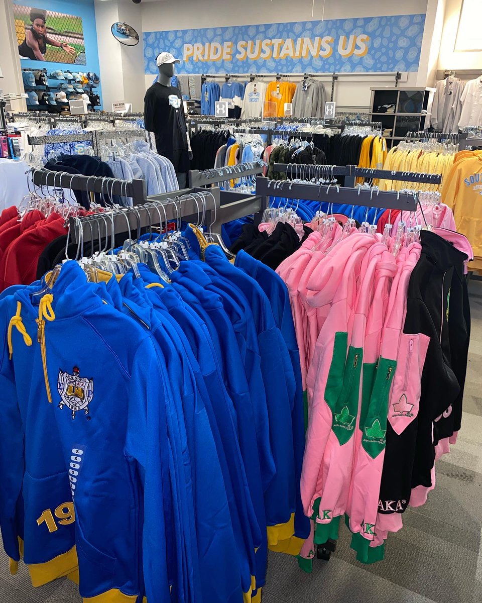 It’s officially bundle up weather JAGS! Bayou Classic is just days away! Come &amp; grab your Southern Gear for the big game. 💙💛

P.S. We now have Greek Paraphernalia again!

#GeauxJags #subr #southernuniversity #HBCUPride
