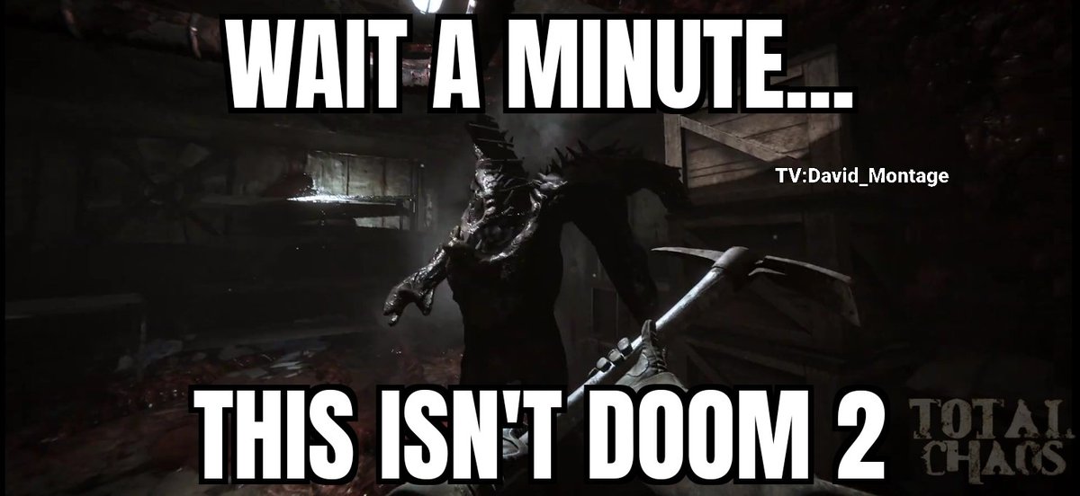 twitch.tv/David_Montage?… FAKE DOOM is fun. #totalchaos #totalchaosgame #games #PC #twitchtv #streamer #LetsPlays #chadgaming #monke #bean #MetalHead #goodvibes #Commentary #MEMES #memesdaily #memeslover #dankmemes #cringe #based