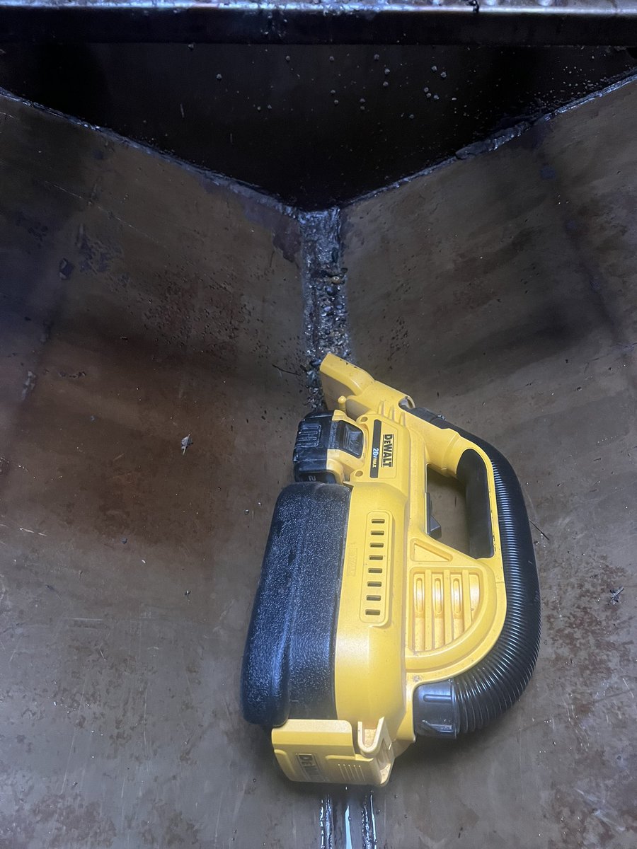 This sums up my day. Vacuuming rocks out of the inside of plant food applicator. Plugged nozzles for days.