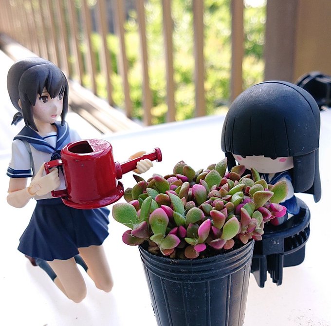 「black hair watering can」 illustration images(Latest)